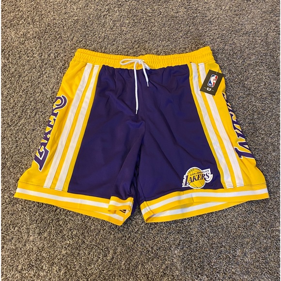 Official NBA Los Angeles Lakers shorts